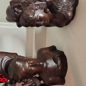 SOLD SOLD Wooden Carved LADY